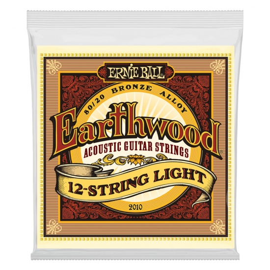 Ernie Ball Earthwood 2010 80/20 Bronze 12 String Light Set, 9-46