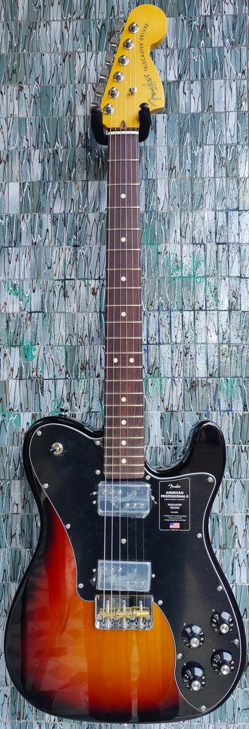 Fender American Professional II Telecaster Deluxe, Rosewood Fingerboard, 3-Color Sunburst