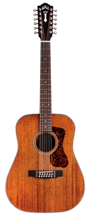 Guild Westerly Collection D-1212 Dreadnought 12-String, Natural