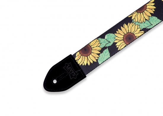 Levy's Leather's Sunflower Guitar Strap MP2-009