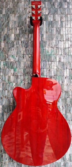 Tanglewood Discovery Series DBT SFCE TR G Electro-Acoustic Super Folk Cutaway, Thru Red Gloss