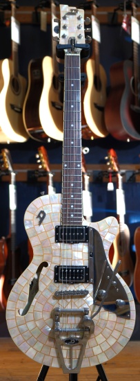 Duesenberg Starplayer TV Semi-Hollow, Ice Pearl Mosaic