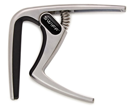 Swiff K8 Guitar Capo, Silver