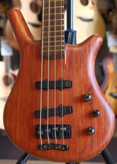 Warwick 1999 4-String Thumb Bass Made in Germany, Neck Through Ovangkol Body, Natural Satin (Pre-Owned)