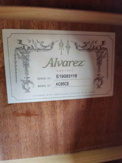 Alvarez 2019 Artist Series AC65CE Electro-Acoustic Classical Cutaway (Pre-Owned)