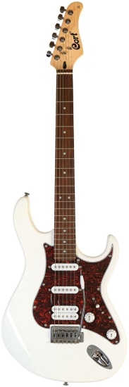 Cort G115 Electric Guitar, Olympic White