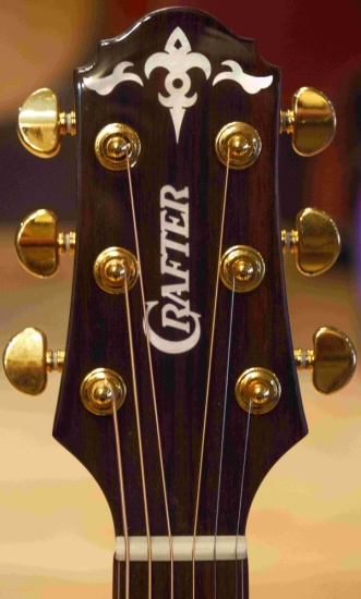 Crafter Anniversary Series AL G-1000CE Electro-Acoustic Grand Auditorium Cutaway, Autumn Leaves