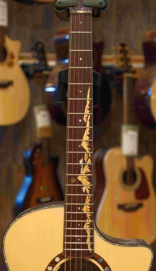 Crafter Anniversary Series ML G-1000CE Electro-Acoustic Grand Auditorium Cutaway, Moonlight