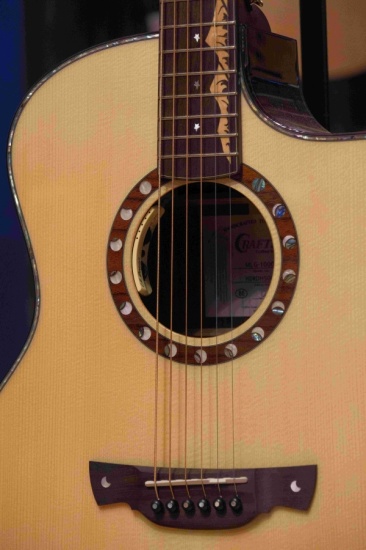 Crafter Anniversary Series ML G-1000CE Electro-Acoustic Grand Auditorium Cutaway, Moonlight