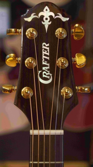 Crafter Anniversary Series TB G-1000CE Electro-Acoustic Grand Auditorium Cutaway, Twin Birds