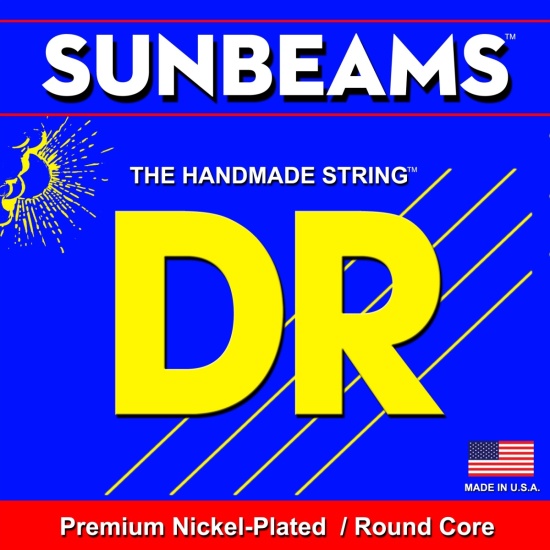 DR Sunbeams 45-105 Nickel Plated Round Core Bass Strings