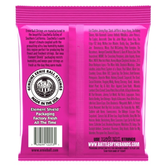 Ernie Ball Super Slinky Classic Rock n Roll Pure Nickel Wrap Electric Guitar Strings, 9-42