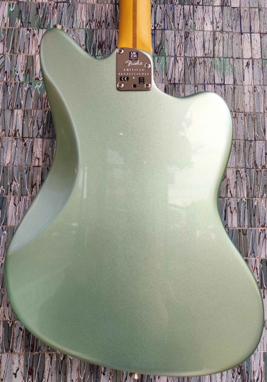 Fender American Professional II Jazzmaster Left-Hand, Maple Fingerboard, Mystic Surf Green