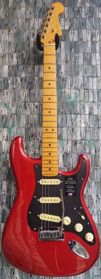 Fender American Ultra II Stratocaster, Maple Fingerboard, Sinister Red