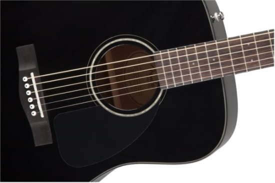 Fender CD-60 Dreadnought V3 DS, Walnut Fingerboard, Black with Hard Case