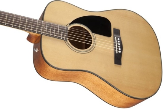 Fender CD-60 Dreadnought V3 DS, Walnut Fingerboard, Natural with Hard Case