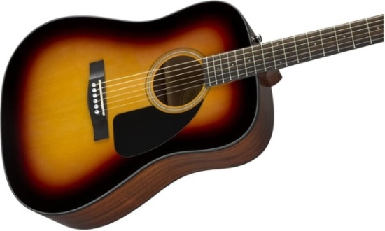 Fender CD-60 Dreadnought V3 DS, Walnut Fingerboard, Sunburst with Hard Case