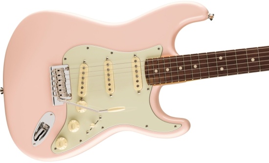 Fender Limited Edition American Professional II Stratocaster, Rosewood Fingerboard, Shell Pink