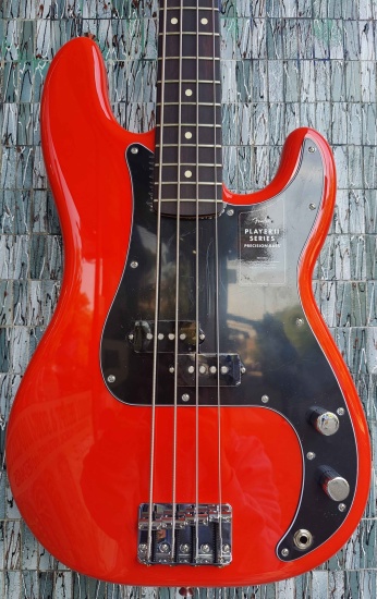 Fender Player II Precision Bass, Rosewood Fingerboard, Coral Red