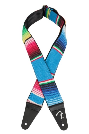 Fender Serape Strap, Blue Multi, 2''