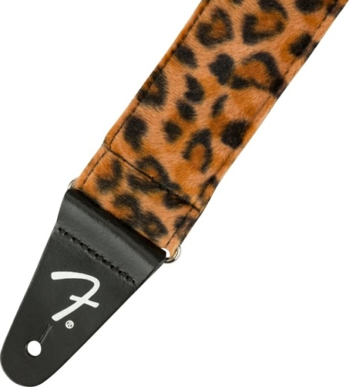 Fender Wild Animal Print Strap, Leopard, 2''