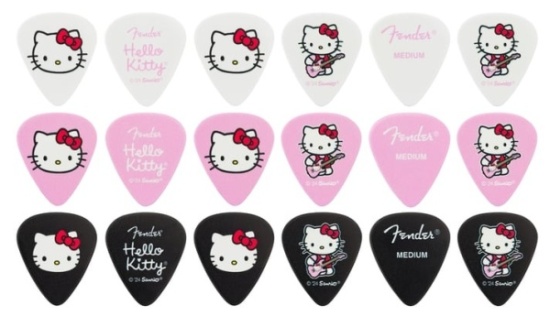 Fender X Hello Kitty 18 Pack Pick Tin, Medium