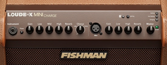 Fishman Loudbox Mini Charge Rechargeable Bluetooth Acoustic Amp PRO-LBC-500