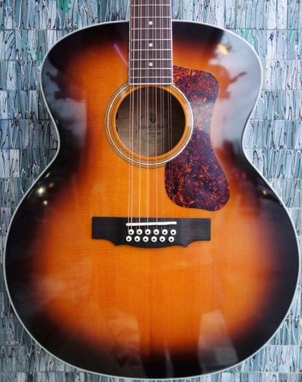 Guild Westerly F-2512E Deluxe Electro-Acoustic 12 String Jumbo, Antique Burst