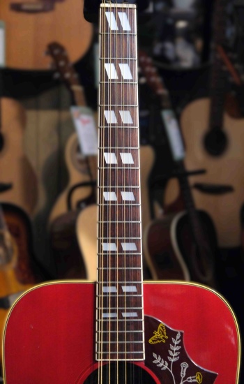 Ibanez Mid 70's 684-12 Concord Series Singing Bird 12-String Acoustic Dreadnought, Cherry Sunburst (Pre-Owned)