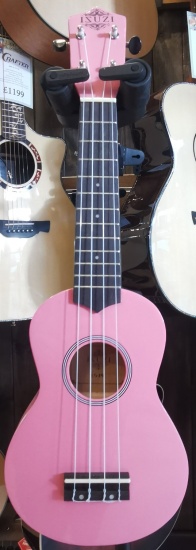 Isuzi IS-PK Soprano Ukulele, Pink