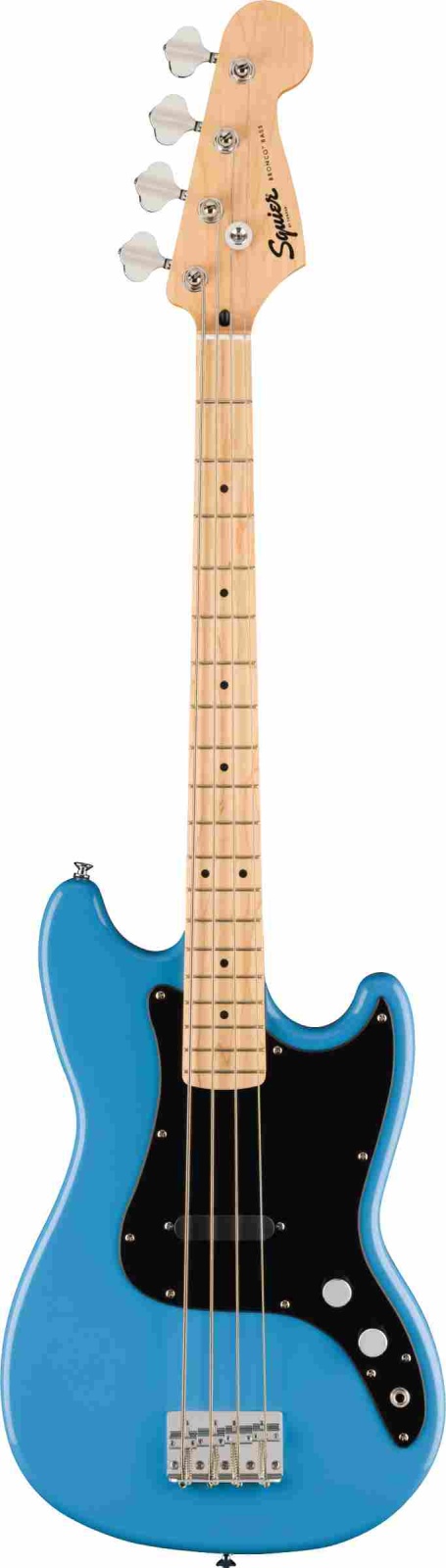 Squier FSR Sonic Bronco Bass, Maple Fingerboard, Black Pickguard, California Blue