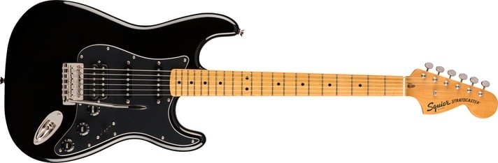 Squier Classic Vibe '70s Stratocaster HSS, Maple Fingerboard, Black