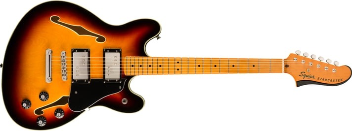 Squier Classic Vibe Starcaster, Maple Fingerboard, 3-Color Sunburst