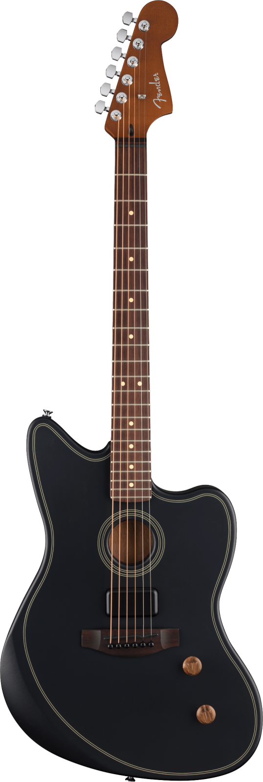 Fender Acoustasonic Standard Jazzmaster, Black