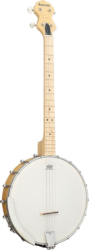 Ashbury AB-25-T Tenor Banjo, Maple Open Back