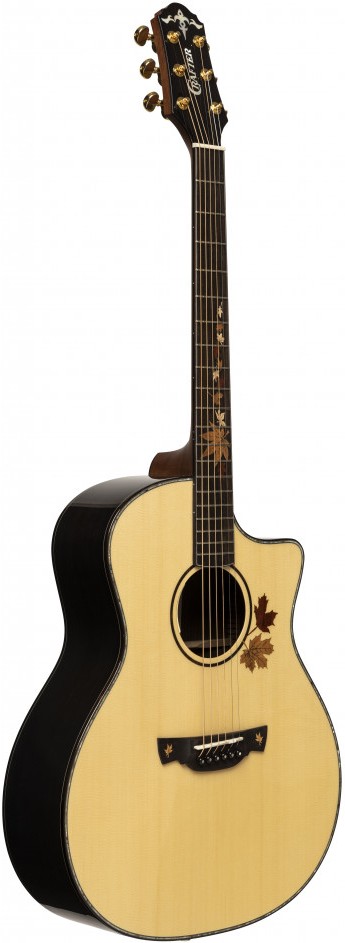 Crafter Anniversary Series AL G-1000CE Electro-Acoustic Grand Auditorium Cutaway, Autumn Leaves