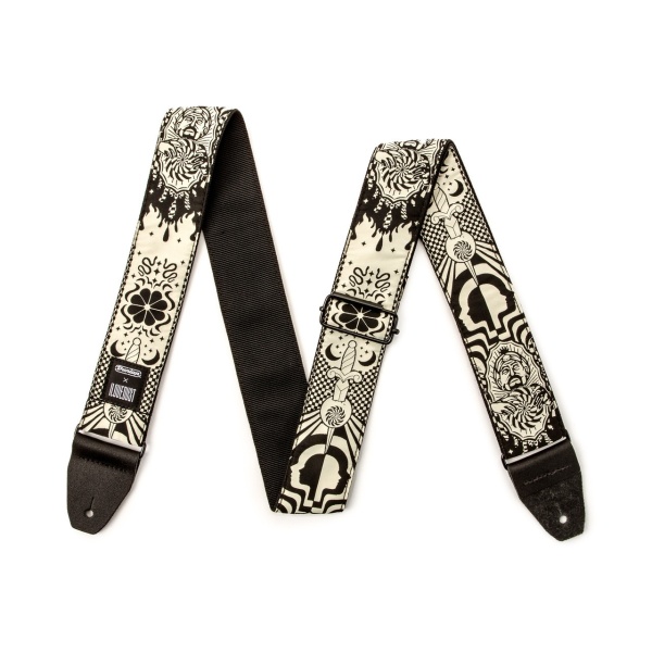 Dunlop X I Love Dust Guitar Strap, Night Spells Trap