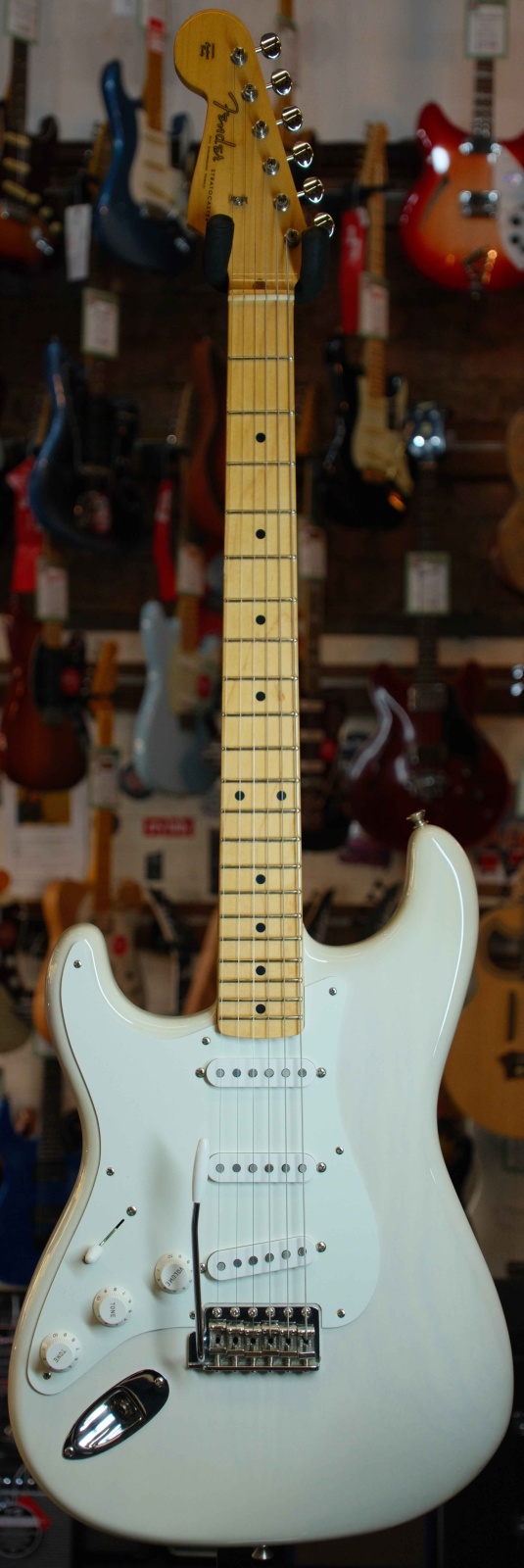 Fender 2018 American Original '50s Stratocaster Left-Hand, Maple Fingerboard, White Blonde (Pre-Owned)