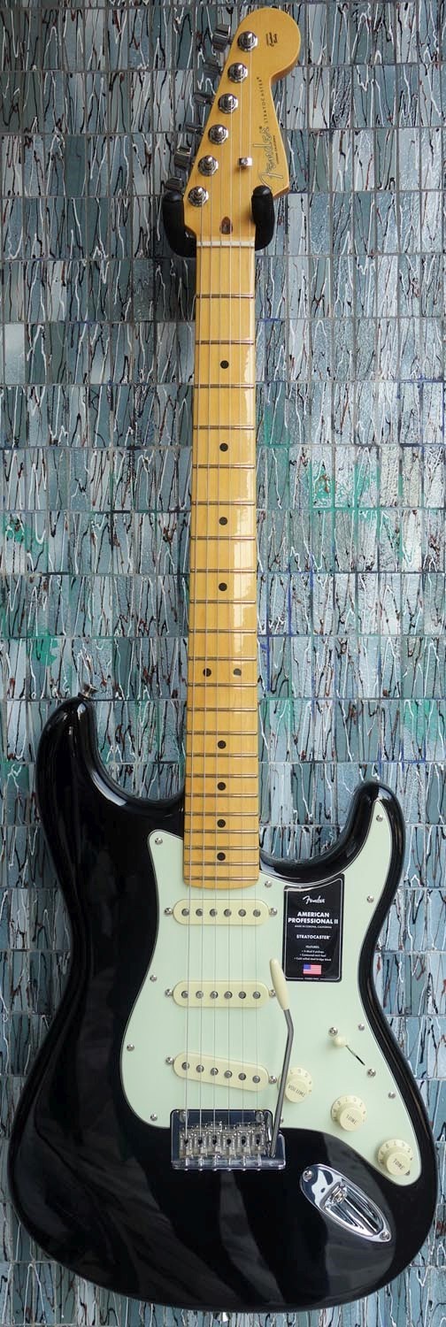 Fender Electric Guitars - American Professional II Stratocaster - Black