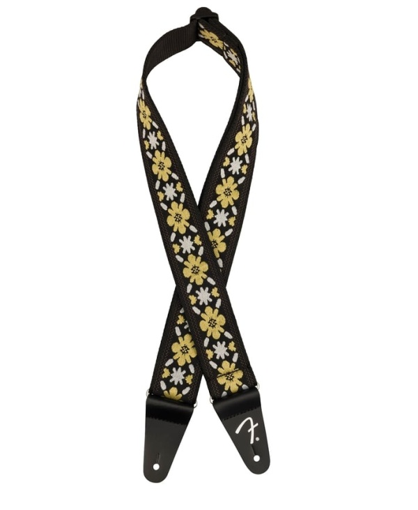 Fender Pasadena Woven Strap, Yellow Clover, 2''