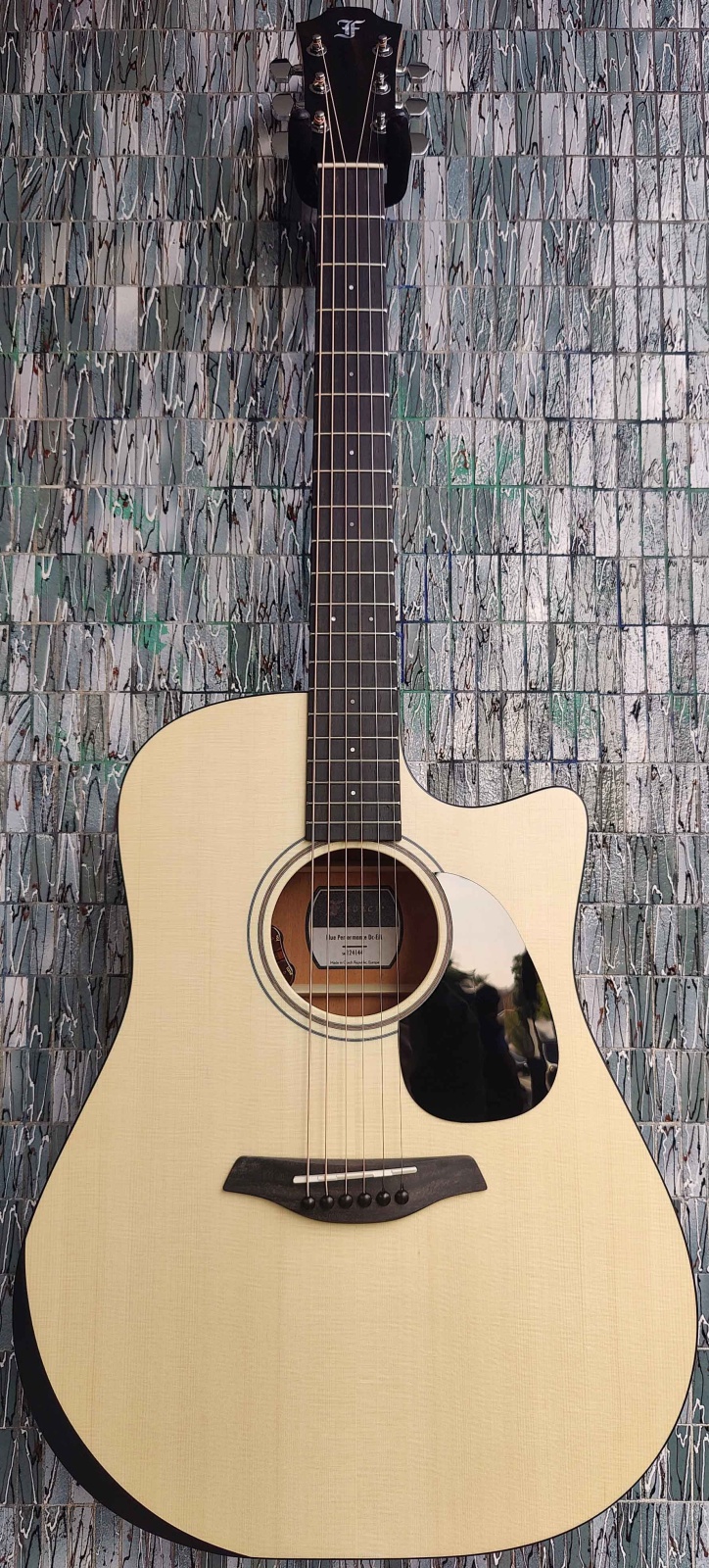 Furch Blue Performance Dc-EM Engelmann Spruce/African Mahogany Dreadnought Cutaway with Duo Bevel