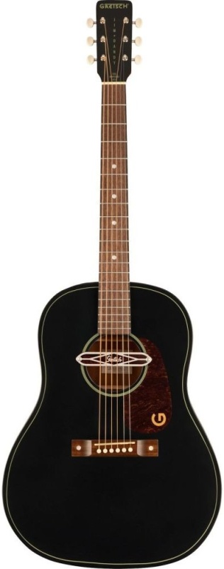 Gretsch Jim Dandy Deltoluxe Dreadnought, Walnut Fingerboard, Tortoiseshell Pickguard, Black Top