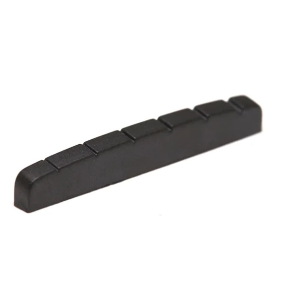 Graph Tech Black Tusq XL Slotted Flat Bottom Nut PT-5010-00