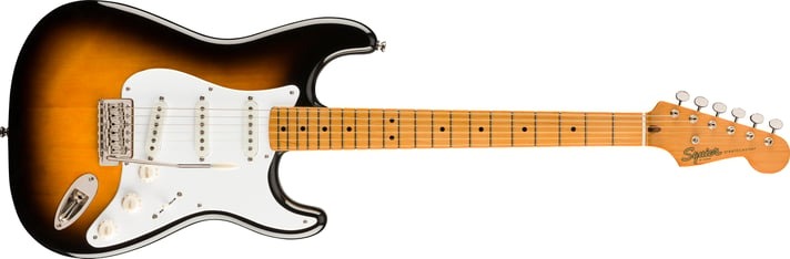 Squier Classic Vibe '50s Stratocaster, Maple Fingerboard, 2-Color Sunburst