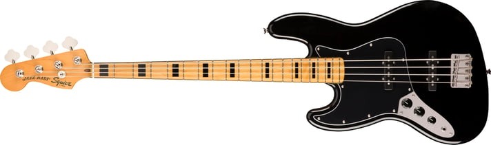 Squier Classic Vibe '70s Jazz Bass Left-Handed, Maple Fingerboard, Black