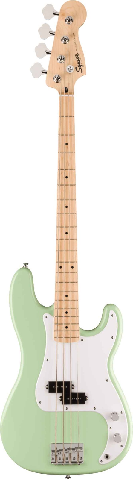 Squier FSR Sonic Precision Bass, Maple Fingerboard, White Pickguard, Surf Green