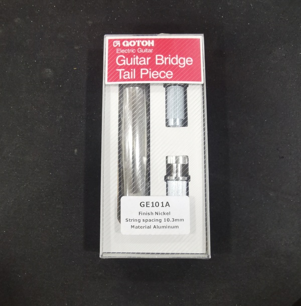 Gotoh GE101A  Guitar Stopbar Tail Piece Nickel 10.3mm Spacing