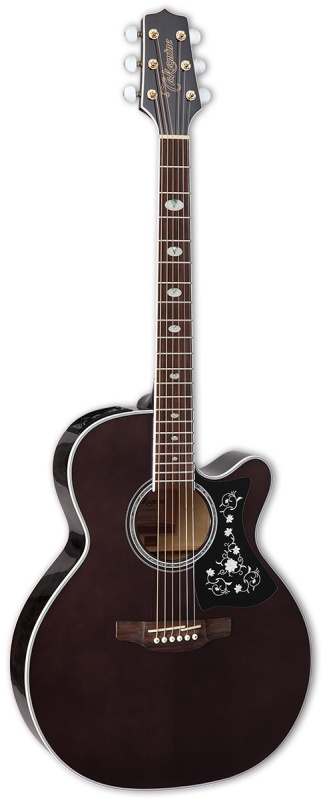 Takamine G70 Series GN75CE NEX Electro-Acoustic Cutaway, Transparent Black