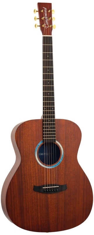 Tanglewood Elemental Series TE3BL Solid Mahogany Orchestra, Natural Satin