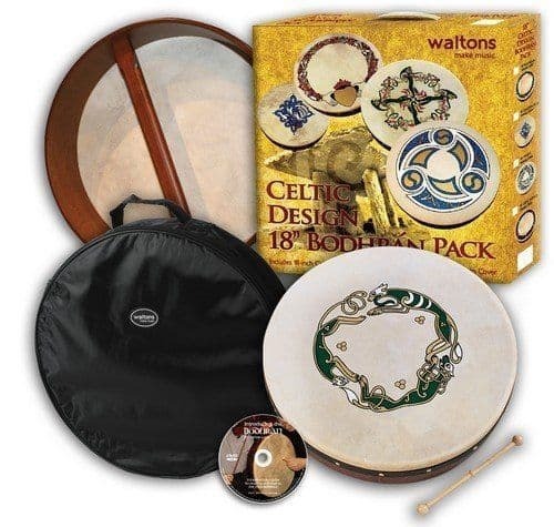 Waltons 18'' Bodhran Starter Pack, Chase